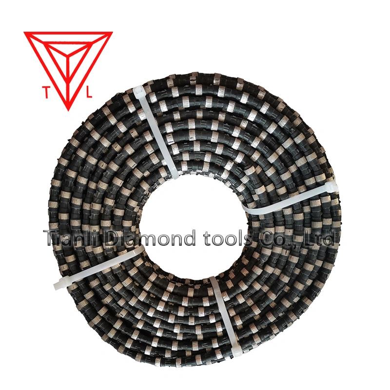 Diamond Serrated Wire Saw for Quartezite