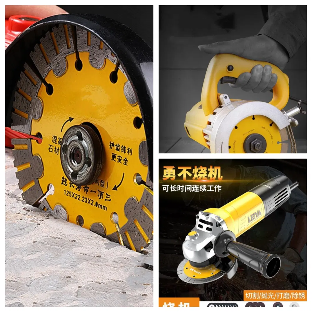 Chinese Manufacture Provide Hot Sale 5" 125mm High Efficiency Turbo Type Diamond Grinding Cup Wheel Abrasive Tool for Stone, Concrete, Granite